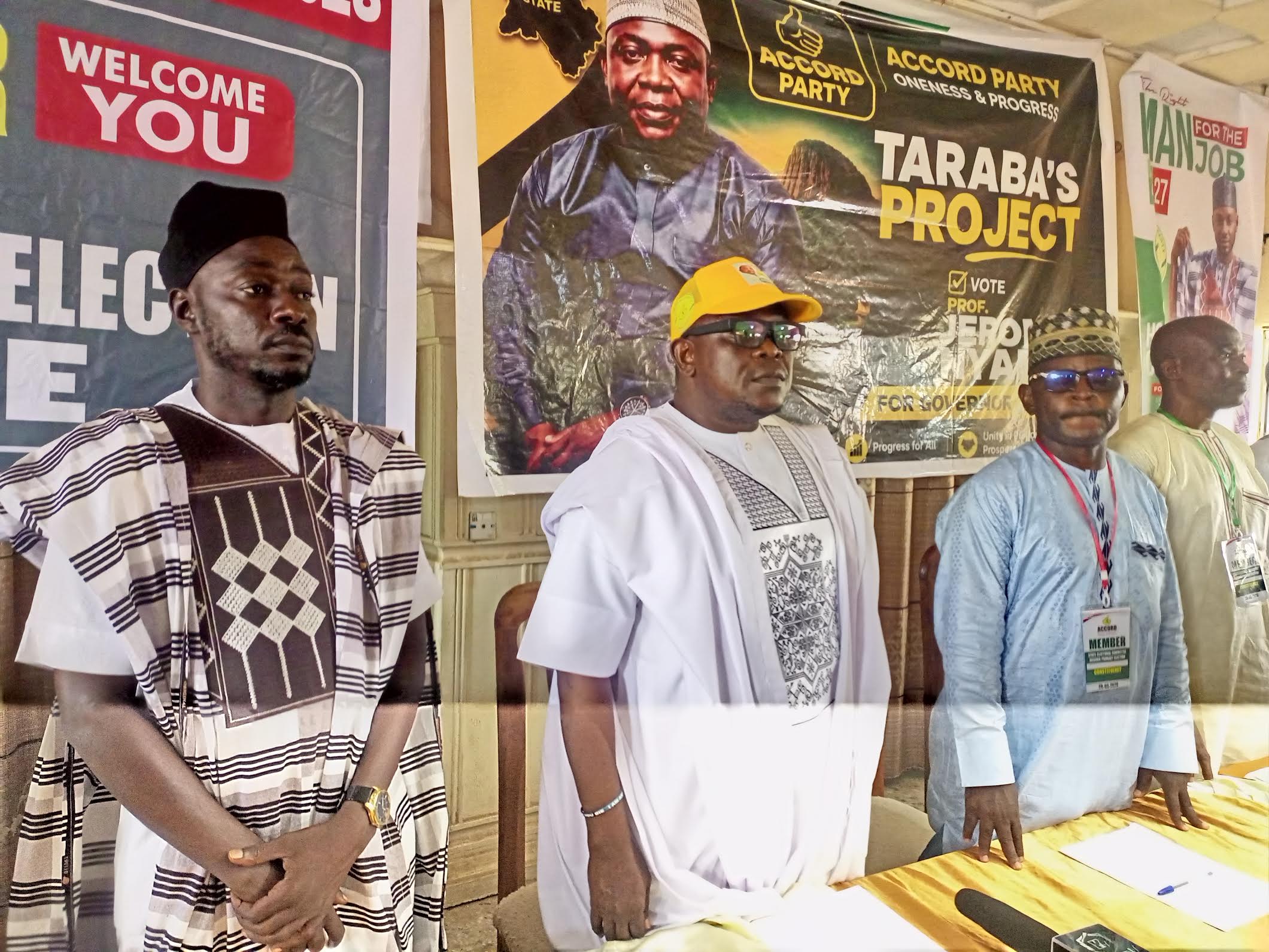 Taraba 2027: Accord Party affirms Nyameh as sole candidate