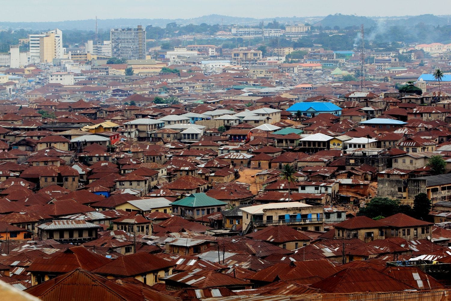 Oyo State from the air