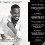 Alexx Ekubo burial arrangement