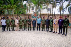 Alex Otti orders immediate upgrade of military base after surprise inspection