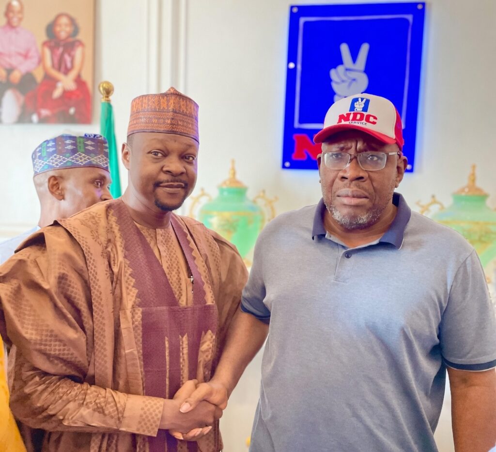 Sadiq Abubakar (L) and  Seriake Dickson (R)