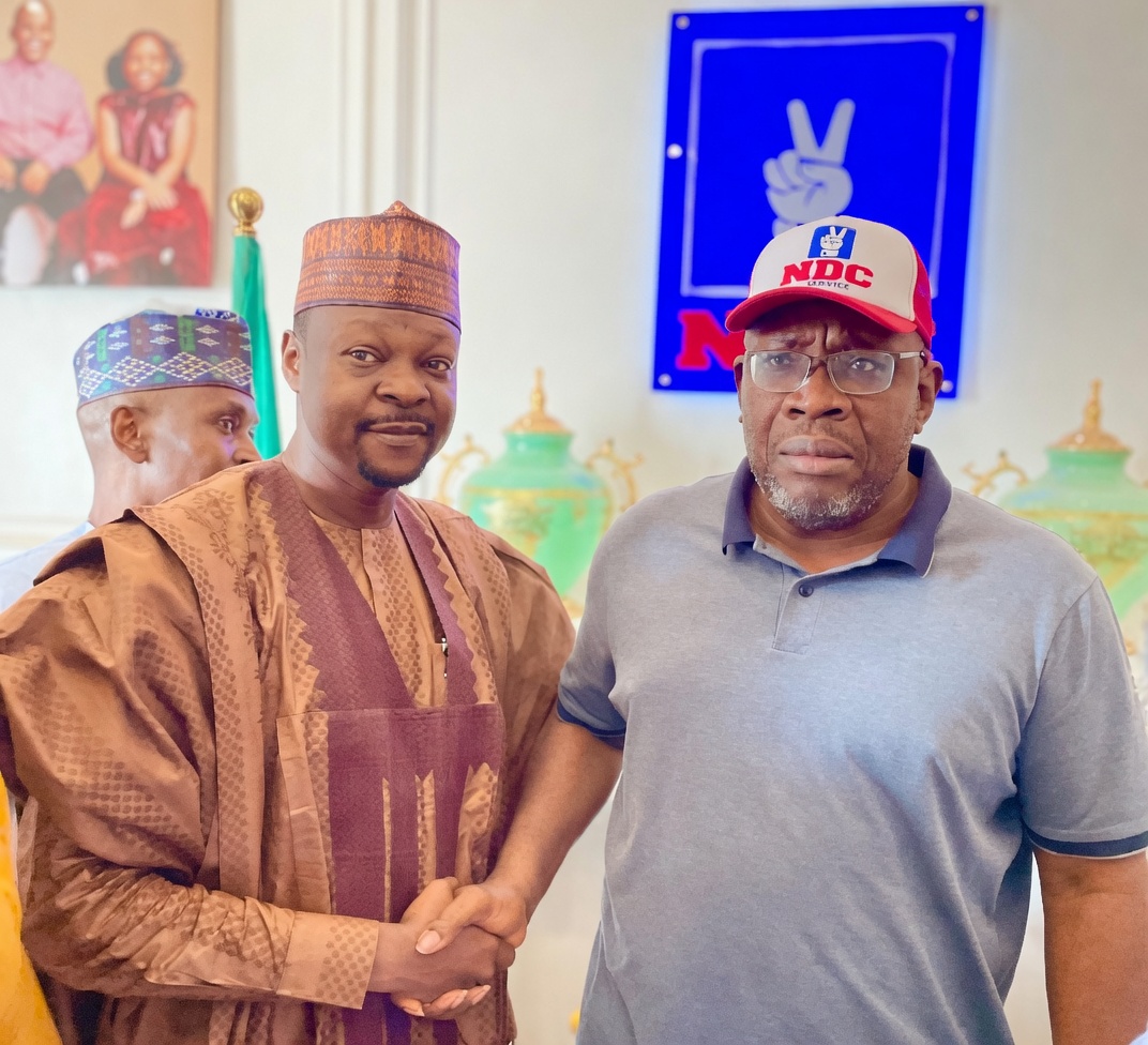 Sadiq Abubakar (L) and  Seriake Dickson (R)