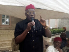 Chief Gabriel Chukwuma at the meeting