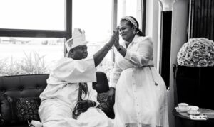 Ooni of Ife, Oba Adeyeye Ogunwusi Ojaja II welcomes twin princes with Queen Mariam Ajibola