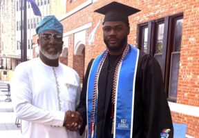 Dino Melaye and son, Joshua