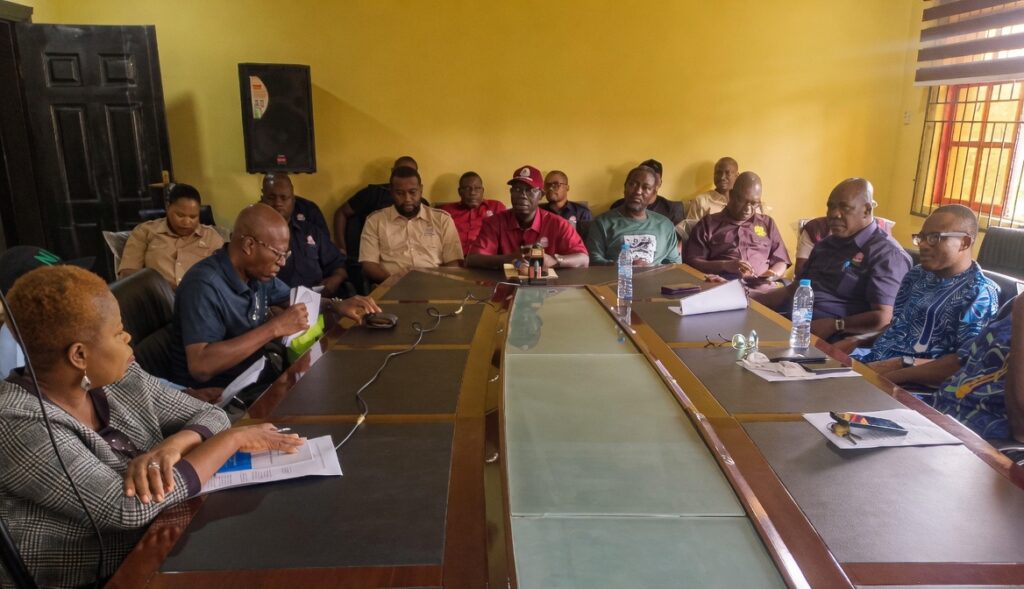 Members of ASUU, Benin zone, during the press briefing in Benin City, Thursday, May 21, 2026