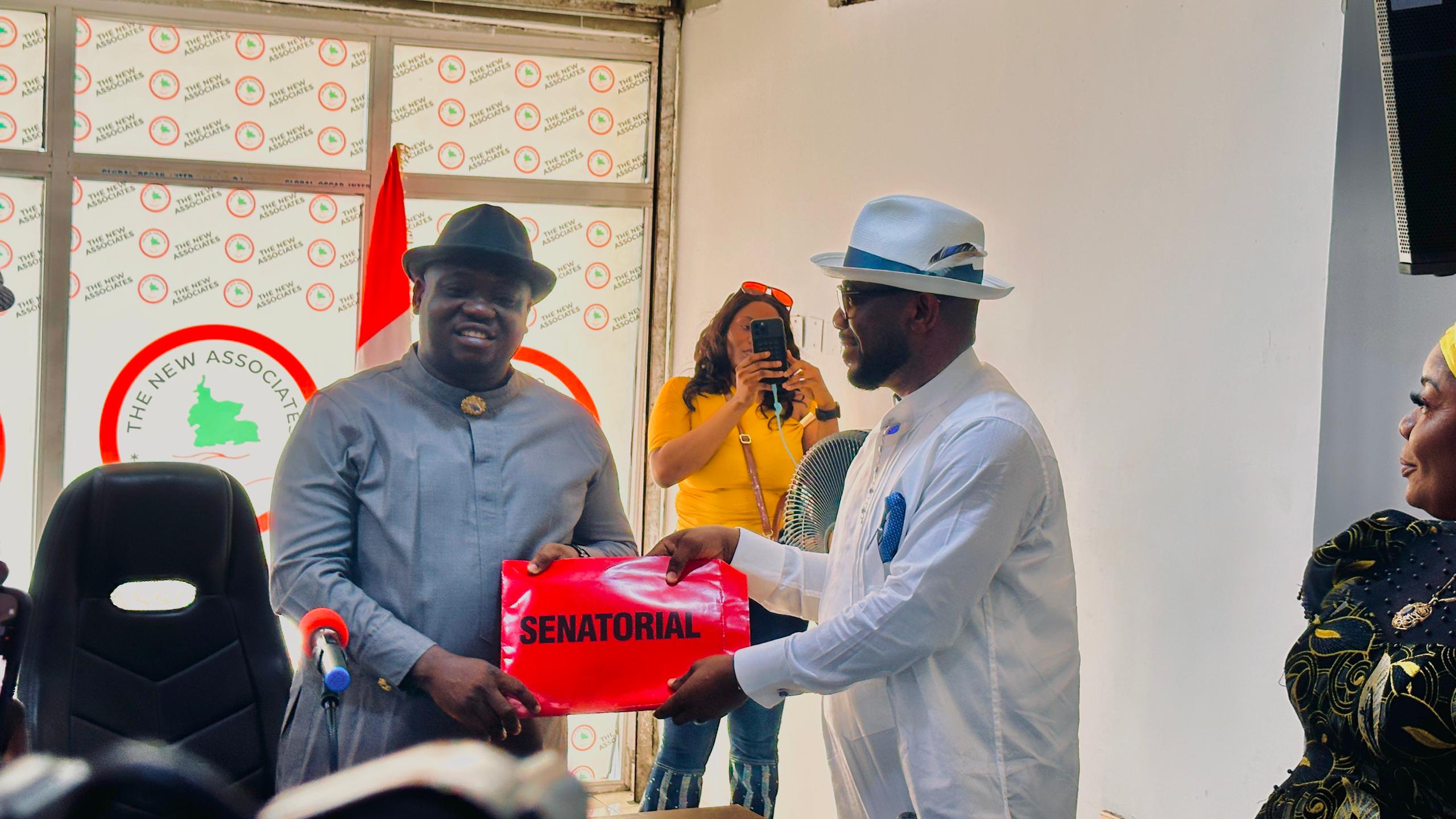 Richard Akinaka submits PDP nomination form for Bayelsa Central Senate ticket