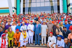 Council of Enugu Town Unions, 583 communities endorse Mbah for second term