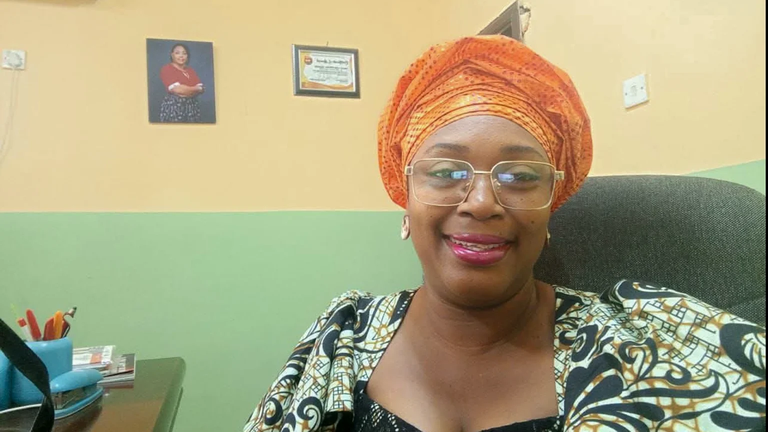Joy Olabisi Akpaida, CEO of Benin-based radio station, OJ 106.3 FM