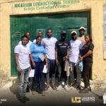 LGCF Clinical Psychologist and torture survivor volunteers providing therapy and psychosocial support to inmates at the NCoS Suleja Custodial Centre.