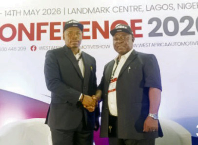 NADDC DG, Otunba Osanipin (left), and the ASPAMDA president, Hon. Emechebe, at the WAAS 2026