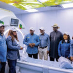 NNPC officials, CMD NAUTH and the Pro -Chancellor UNIZIK inspecting the MRI machine.
