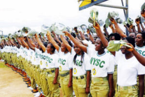 NYSC members on parade
