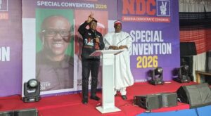 Peter Obi and Rabiu Kwankwaso at NDC Special Convention 2026