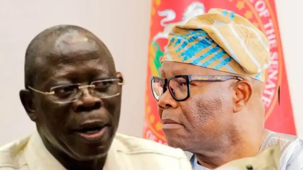 Senate Akpabio lacks moral ground for 8-year rule — Oshiomhole