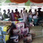Some of the items on display before officials of the foundation and leaders of the community
