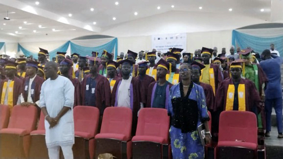 The teachers at the event