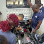 Training in progress with a Forland light truck