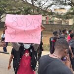 UI students protest over 48-hour blackout, lack of water