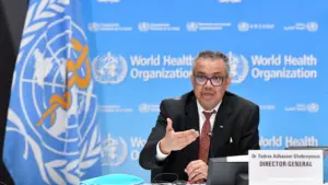 WHO Director General Tedros Adhanom Ghebreyesus