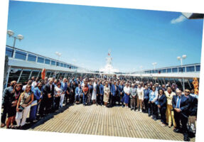 WTTC leaders at the leadership cruise retreat