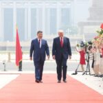 Chinese President Xi and US President Trump meet in Beijing