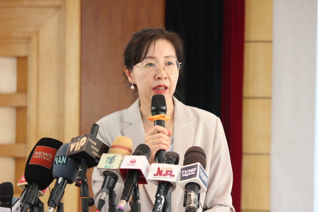The Counsellor, Embassy of the People’s Republic of China in Nigeria, Dong Hairong.