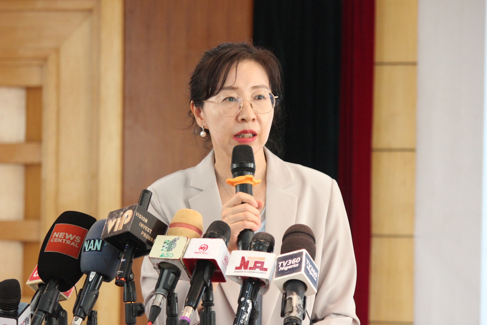 The Counsellor, Embassy of the People’s Republic of China in Nigeria, Dong Hairong.