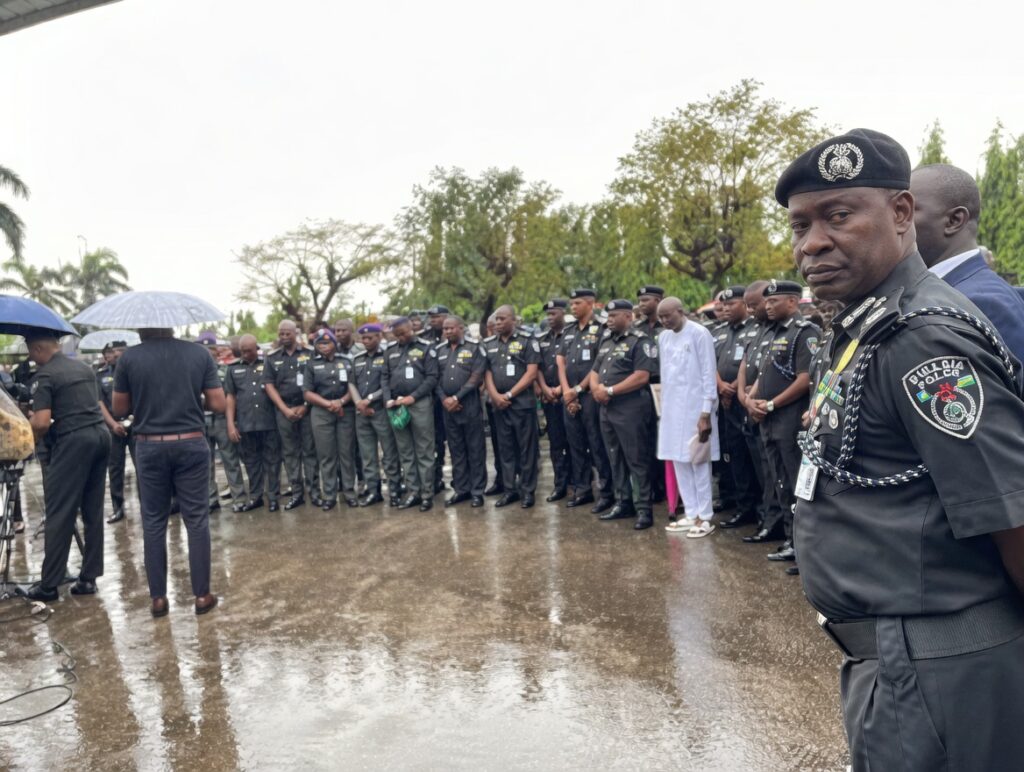 Police hold memorial parade for 17 officers killed in Yobe