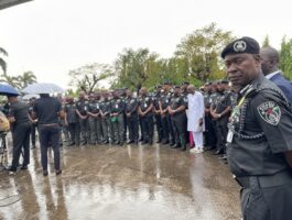 Police hold memorial parade for 17 officers killed in Yobe