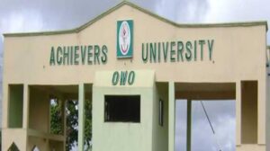 Achievers University, Owo, Ondo State