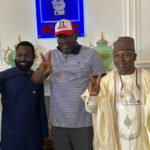 The aspirant during their visit in Abuja