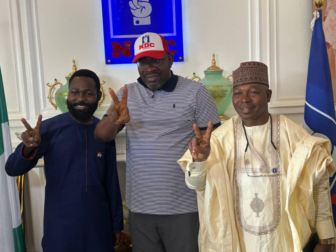 The aspirant during their visit in Abuja