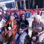 • Adebayo (second right) and others at the event