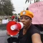 Doris Ogala leads insecurity protest amid ongoing cybercrime trial