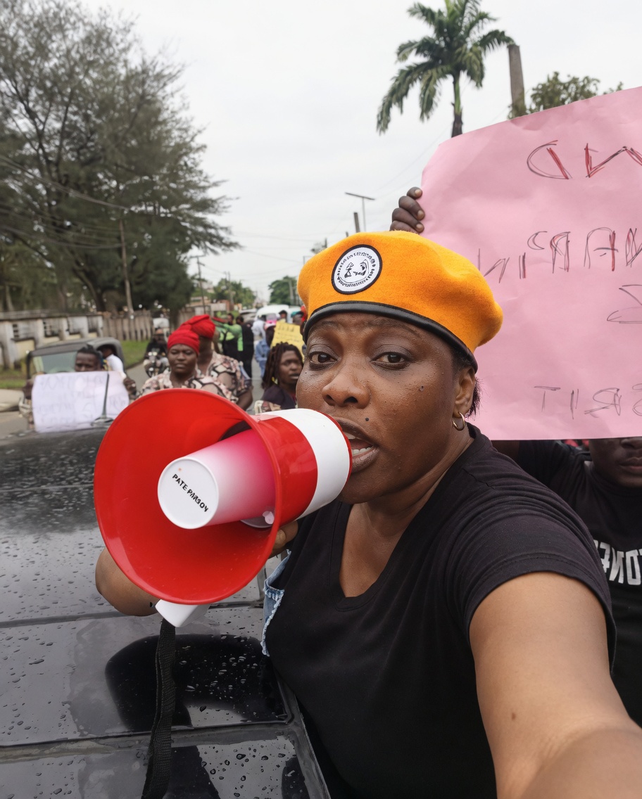 Doris Ogala leads insecurity protest amid ongoing cybercrime trial