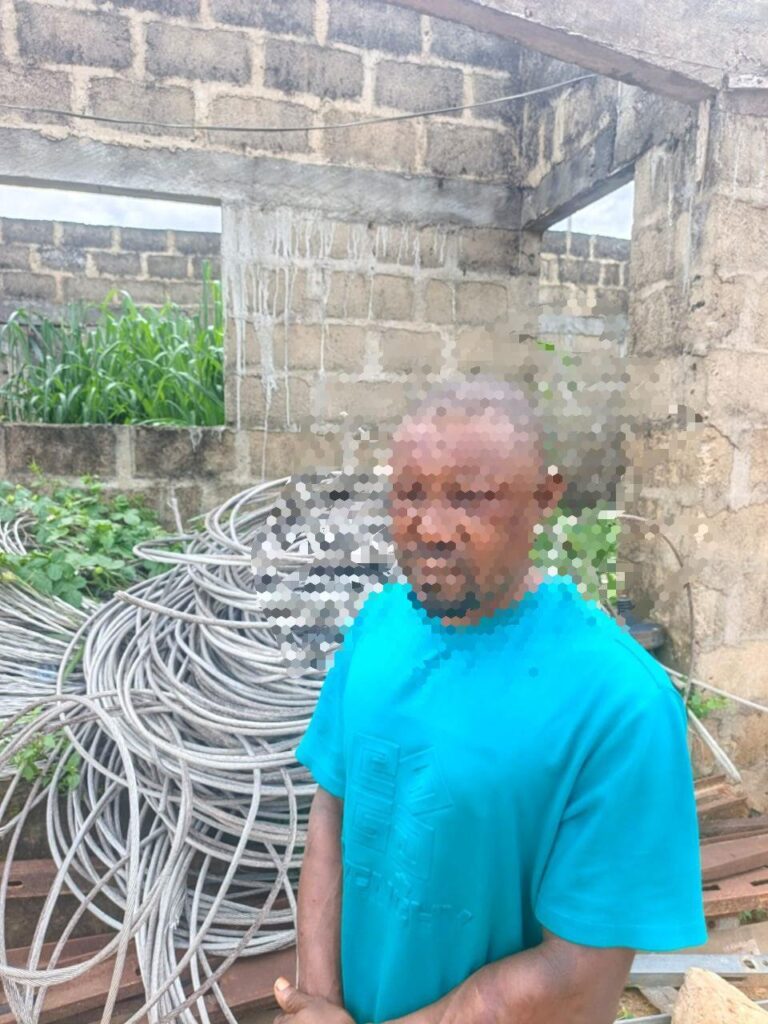 Delta police arrest two electric cable vandals, recover stolen items