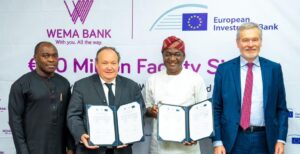 Wema Bank, EIB Global sign €50 million SME investment agreement
