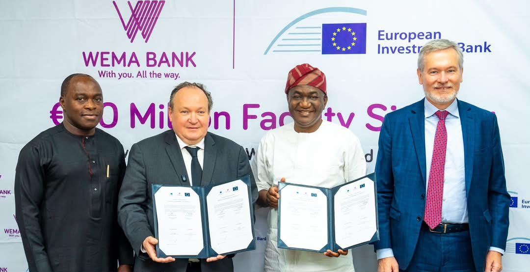 Wema Bank, EIB Global sign €50 million SME investment agreement