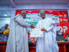 Pantami presented with certificate as Gombe PDP governorship candidate