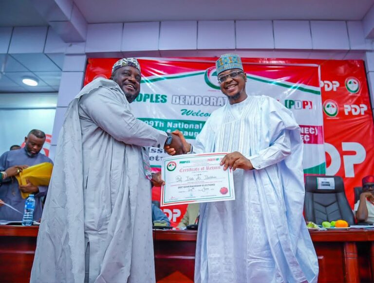 Pantami presented with certificate as Gombe PDP governorship candidate