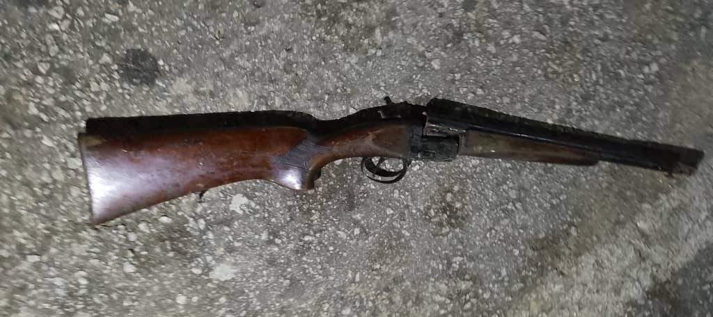 Recovered gun from robbery suspect in Uyo