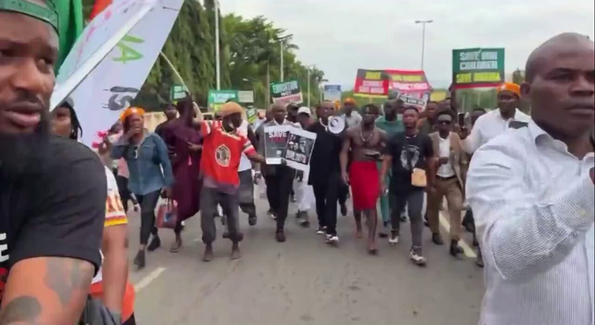 Sowore leads Abuja protest, demands release of abducted schoolchildren