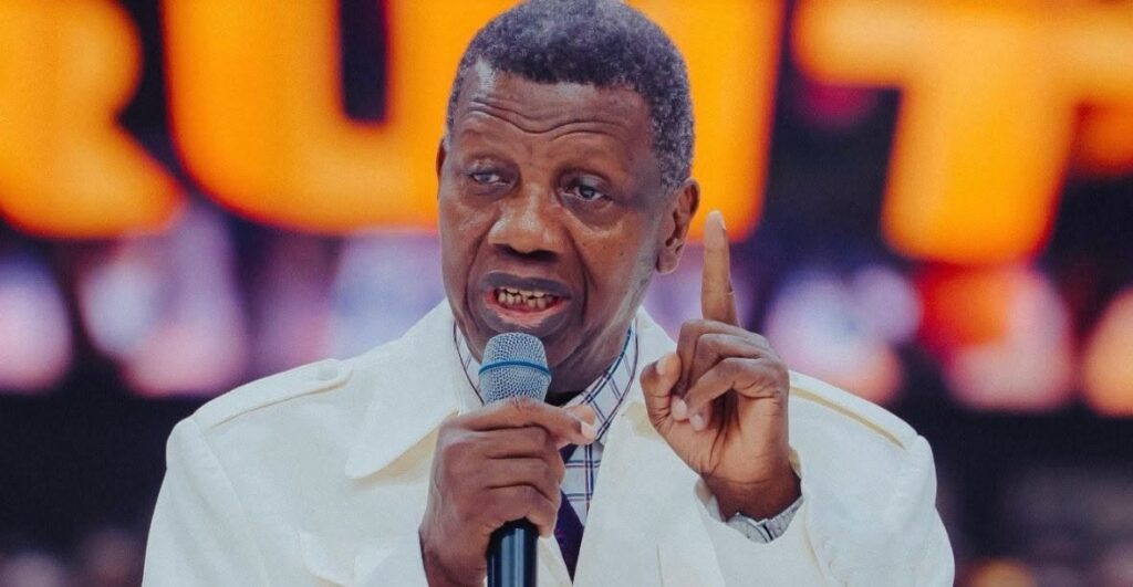 Foremost cleric and General Overseer of the Redeemed Christian Church of God (RCCG), Pastor Enoch Adeboye