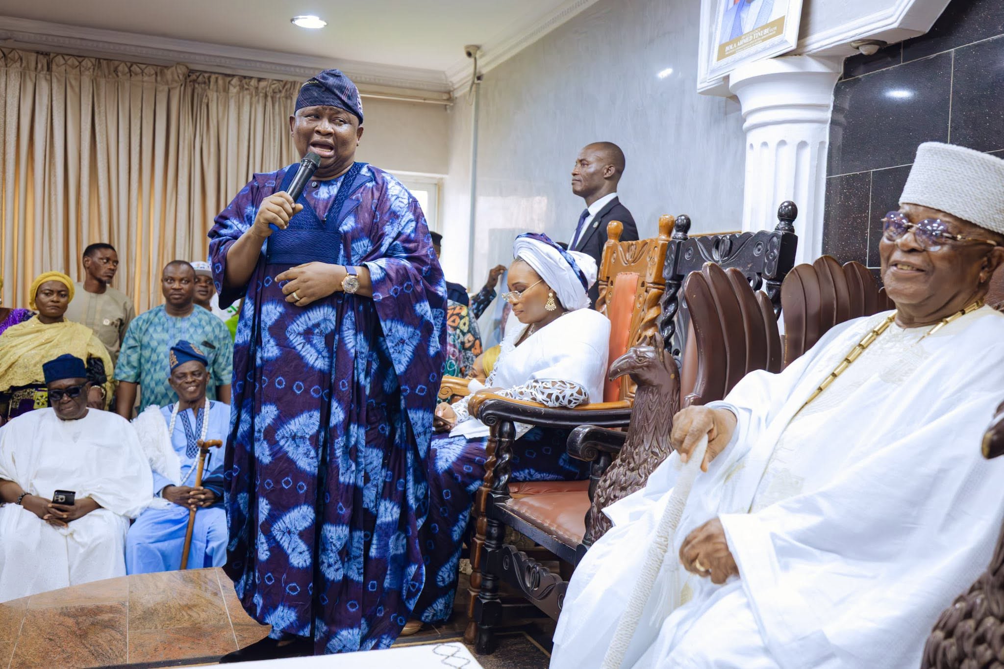 My administration will prioritise Egbaland's development, says Senator Adeola