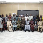 Adeyemi (4th left), Abdullahi (4th right); Oche (3rd right); Ogbansiegbe (2nd right) and others at the workshop.