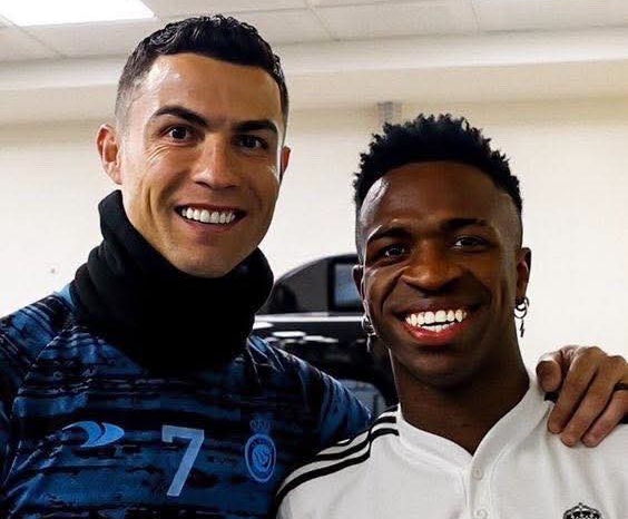 Cristiano Ronaldo and Vinicius Junior