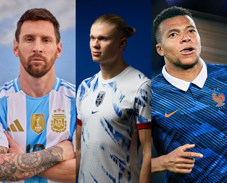 Messi, Haaland and Mbappe