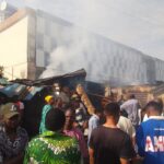 Fire razes 20 shops in Ibadan’s Dugbe, destroys goods worth over ₦100 million