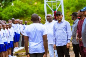 Ododo visits Forest Guard training camp